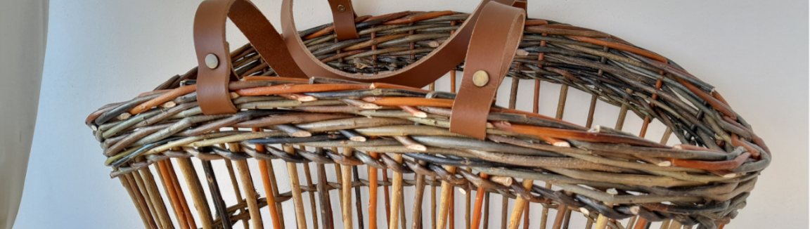 Cabas en osier blanc - Les Liens Naturels - Atelier de Vannerie - Audrey Alvarez - Ladeuze - Belgique
