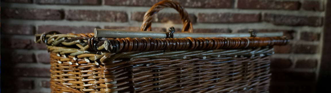 Panier Pic-Nic en osier blanc - Les Liens Naturels - Atelier de Vannerie - Audrey Alvarez - Ladeuze - Belgique