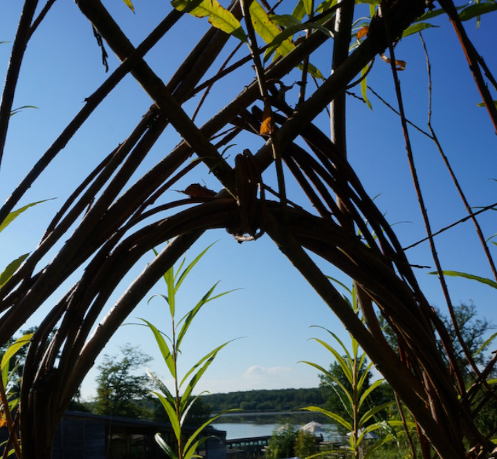 Fenetre tressée - Les Liens Naturels - Atelier de Vannerie - Audrey Alvarez - Ladeuze - Belgique