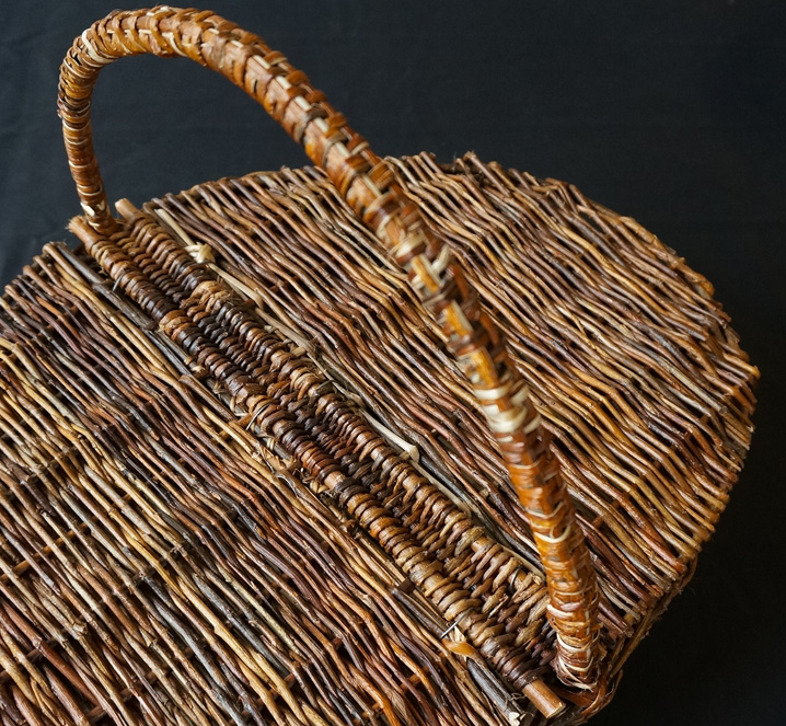 Panier avec couvercle - Les Liens Naturels - Atelier de Vannerie - Audrey Alvarez - Ladeuze - Belgique