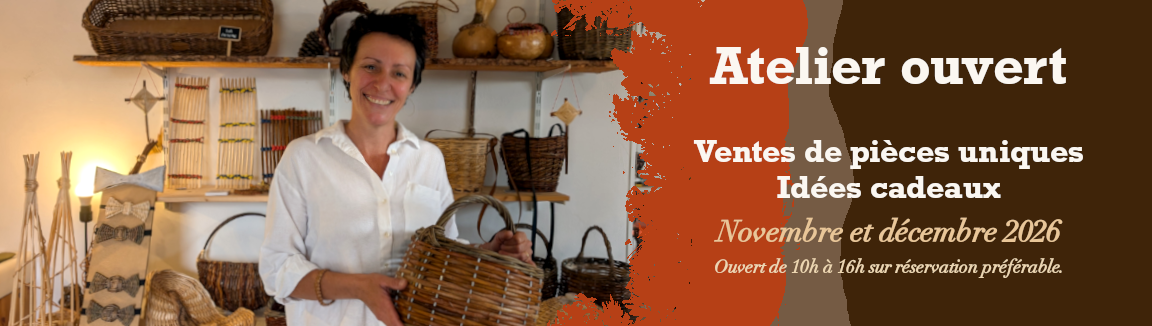 Les Liens Naturels - Vannerie artisanale - Audrey Alvarez, artisane vannière - Belgique - Ladeuze - Wallonie picarde