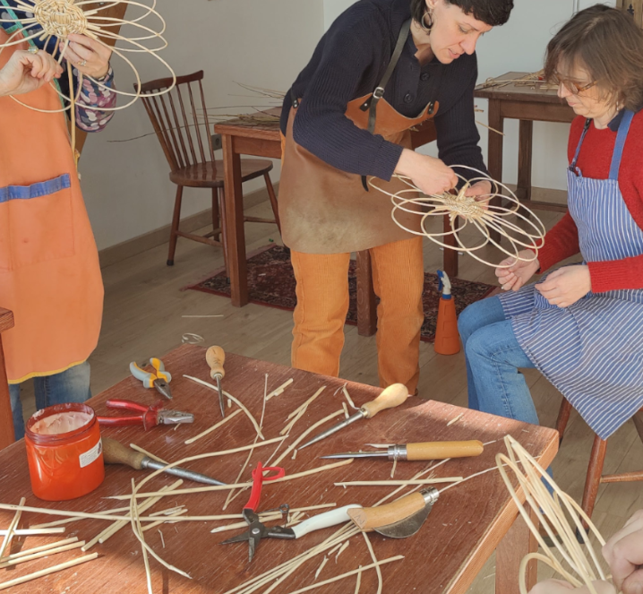 Initiation en Vannerie - Les Liens Naturels - Atelier de Vannerie - Audrey Alvarez - Ladeuze - Belgique